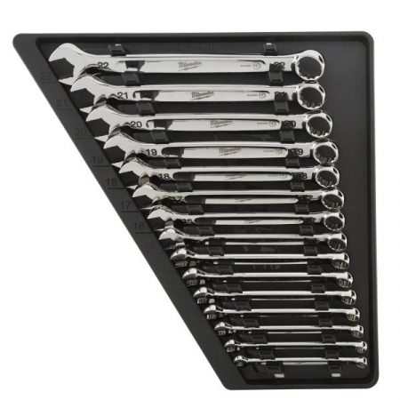 Set scule mana - Set chei combinate, 12 unghi/hexagonale, dimensiuni metrice: 10, 11, 12, 13, 14, 15, 16, 17, 18, 19, 20, 21, 22, 8, 9 mm