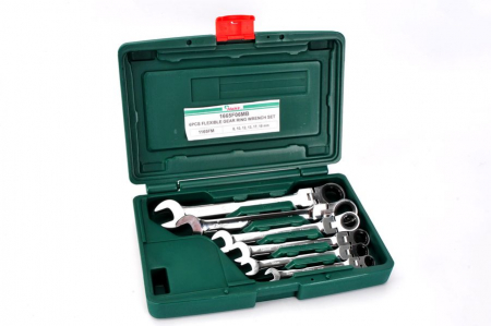 Scule mana - Set chei cu clichet combinate HANS 6 buc.
