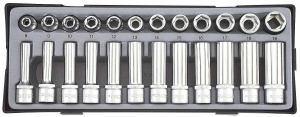 Set chei tubulare 1/2''- 24 piese [1]