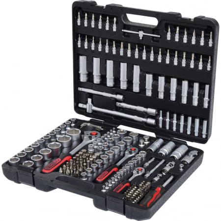 Truse scule - Set chei tubulare 179 de piese 1/4+3/8+1/2