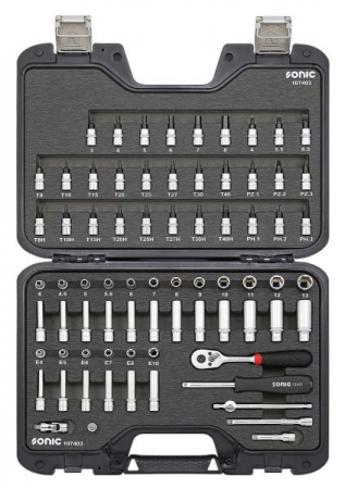 Scule mana - Set chei tubulare 74 piese