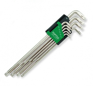 Scule speciale - Set chei în stea / TORX 9 piese brat scurt