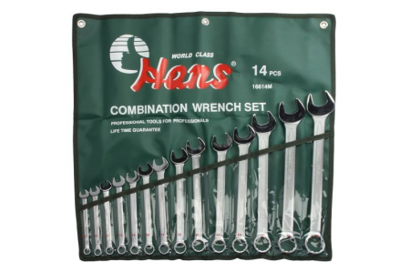 Set de chei combinate 14 buc. HANS [1]