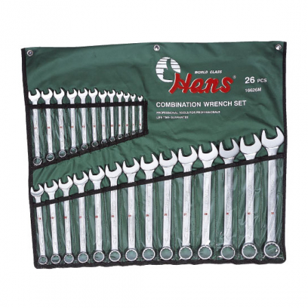 Set scule mana - Set de chei combinate 26 buc. HANS