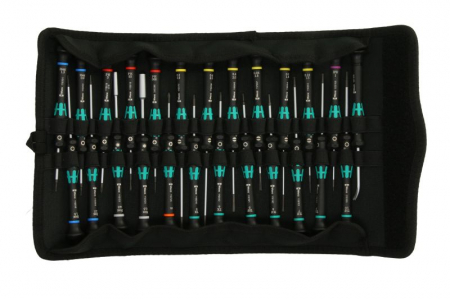 Set scule mana - Set de șurubelnițe de precizie, hexagonală / Phillips PH / cu fante / TORX, număr de scule: 25 buc