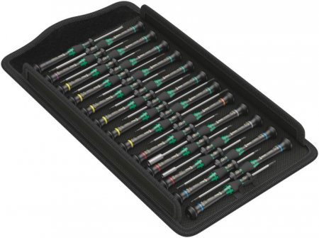 Set de șurubelnițe de precizie, hexagonală / Phillips PH / cu fante / TORX, număr de scule: 25 buc [1]