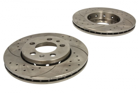 Franare - Set disc frana, 2 buc. SPEEDMAX fata, stanga/dreapta, diametru iesire 256 mm, grosime 22 mm, potrivit AUDI A1, A2, A3; SEAT CORDOBA, IBIZA III 1.2-2.3 09.96-