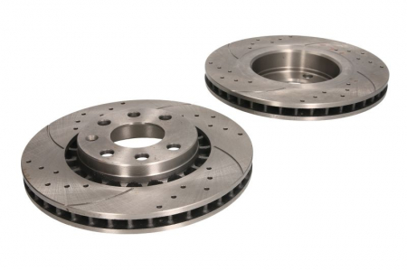 Franare - Set disc frana, 2 buc. SPEEDMAX fata, stanga/dreapta, diametru iesire 256 mm, grosime 24 mm, potrivit DAEWOO ESPERO, LANOS, NEXIA; OPEL ASCONA C 1.4-2.0D 09.84-
