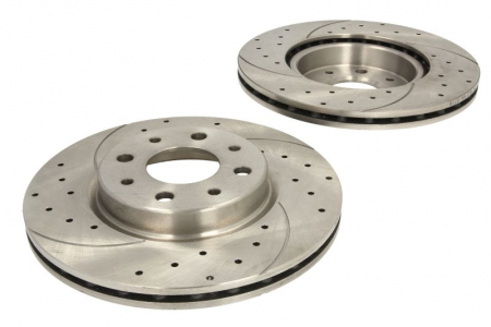 Franare - Set disc frana, 2 buc. SPEEDMAX fata, stanga/dreapta, diametru iesire 257,4 mm, grosime 20 mm, potrivit ALFA ROMEO 145, 146, 155; FIAT BARCHETTA, BRAVA 1.2-2.0 04.89-