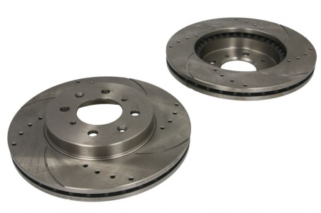 Franare - Set disc frana, 2 buc. SPEEDMAX fata, stanga/dreapta, diametru iesire 260 mm, grosime 23 mm, potrivit HONDA CIVIC VII 1.7D/2.0 09.01-09.05