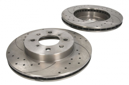 Franare - Set disc frana, 2 buc. SPEEDMAX fata, stanga/dreapta, diametru iesire 262 mm, grosime 21 mm, potrivit HONDA CIVIC IV, CIVIC V, CIVIC VI, CIVIC VII 1.2-2.0D 10.89-