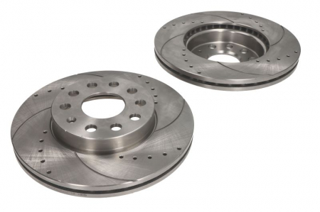 Franare - Set disc frana, 2 buc. SPEEDMAX fata, stanga/dreapta, diametru iesire 276 mm, grosime 23,5 mm, potrivit AUDI A3; SEAT LEON, LEON SC, LEON ST 1.0-2.0D 02.04-