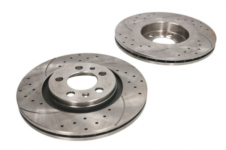 Franare - Set disc frana, 2 buc. SPEEDMAX fata, stanga/dreapta, diametru iesire 280 mm, grosime 22 mm, potrivit AUDI A3; SEAT IBIZA IV, LEON, TOLEDO II 1.4-2.5 09.96-05.15