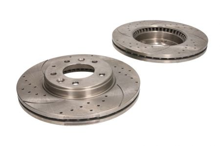 Franare - Set disc frana, 2 buc. SPEEDMAX fata, stanga/dreapta, diametru iesire 283 mm, grosime 25 mm, potrivit MAZDA 6 1.8-2.3 01.02-02.08