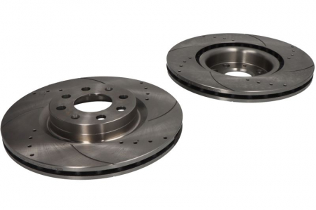 Franare - Set disc frana, 2 buc. SPEEDMAX fata, stanga/dreapta, diametru iesire 284 mm, grosime 22 mm, potrivit FIAT GRANDE PUNTO, PUNTO, PUNTO EVO 1.0-1.9D 10.05-