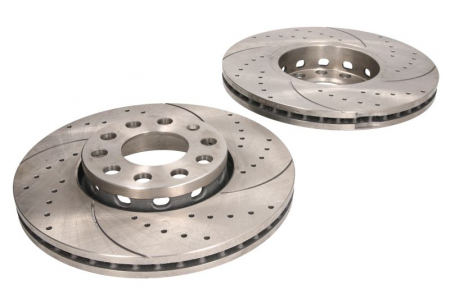 Franare - Set disc frana, 2 buc. SPEEDMAX fata, stanga/dreapta, diametru iesire 288 mm, grosime 25 mm, potrivit AUDI 100 C4, A4 B5, A4 B6, A4 B7, A6 C4 1.6-4.2 12.90-05.13