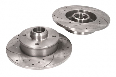 Franare - Set disc frana, 2 buc. SPEEDMAX spate, stanga/dreapta, diametru iesire 226 mm, grosime 10 mm, potrivit SEAT CORDOBA, CORDOBA VARIO, IBIZA II, LEON 1.3-2.8 08.76-06.06