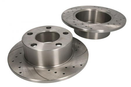 Franare - Set disc frana, 2 buc. SPEEDMAX spate, stanga/dreapta, diametru iesire 245 mm, grosime 10 mm, potrivit AUDI 100 C3, 100 C4, A4 B6, A6 C4, A6 C5 1.6-3.0 01.90-11.10
