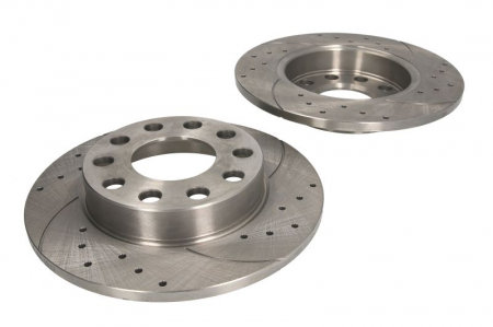 Franare - Set disc frana, 2 buc. SPEEDMAX spate, stanga/dreapta, diametru iesire 245 mm, grosime 10 mm, potrivit AUDI 80 B4, COUPE B3 2.2 09.90-12.96
