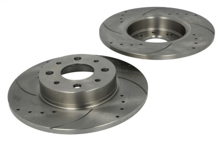 Franare - Set disc frana, 2 buc. SPEEDMAX spate, stanga/dreapta, diametru iesire 251 mm, grosime 10 mm, potrivit ALFA ROMEO MITO 0.9-1.6D 08.08-10.18