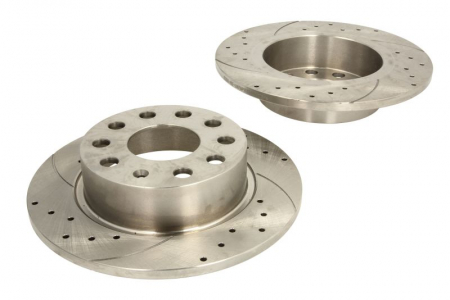 Franare - Set disc frana, 2 buc. SPEEDMAX spate, stanga/dreapta, diametru iesire 255 mm, grosime 10 mm, potrivit AUDI A3; SEAT ALTEA, ALTEA XL, LEON, TOLEDO III 1.2-3.6 11.99-