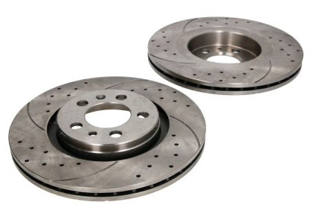 Franare - Set disc frana, 2 buc. SPEEDMAX spate, stanga/dreapta, diametru iesire 280 mm, grosime 10 mm, potrivit TOYOTA AVENSIS 1.6-2.4 03.03-11.08