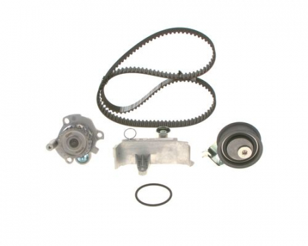 Set distributie (curea + intinzator + Pompa apa) potrivit AUDI A3, TT; SEAT ALHAMBRA, LEON, TOLEDO II; SKODA OCTAVIA I; VW BORA, BORA I, GOLF IV, NEW BEETLE, SHARAN 1.8 09.96-12.10 [2]