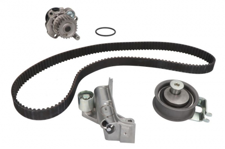 Piese Auto - Set distributie (curea + intinzator + Pompa apa) potrivit AUDI A3, TT; SEAT ALHAMBRA, LEON, TOLEDO II; SKODA OCTAVIA I; VW BORA, BORA I, GOLF IV, NEW BEETLE, SHARAN 1.8 09.96-12.10