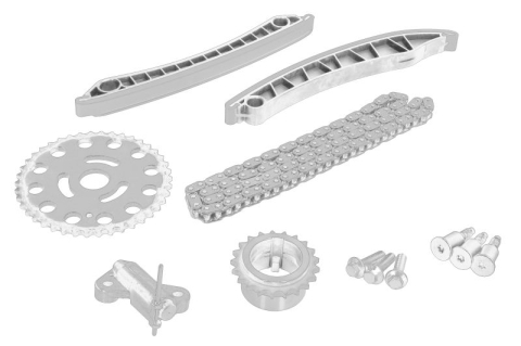 Piese Auto - Set distribuție (lanț + pinion) potrivit MERCEDES C T-MODEL (S205), C (W205), MARCO POLO CAMPER (W447), VITO MIXTO (DOUBLE CABIN), VITO TOURER (W447), VITO (W447); FIAT TALENTO 1.6/1.6D/2.0D 04.11-