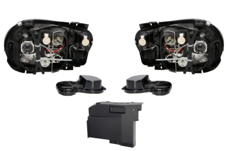 Set faruri stanga/dreapta (H1/H3/H7, electric, fara motor, culoare interior: negru) potrivit VW GOLF IV 08.97-06.06 [1]