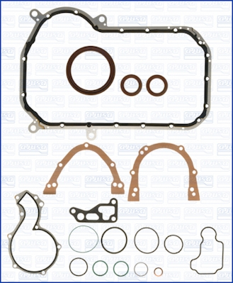 Garnituri motor - Set garnituri carter potrivit AUDI A4 B5, A6 C4, A6 C5, CABRIOLET B3; VW PASSAT B5 1.6/1.8 11.94-01.05