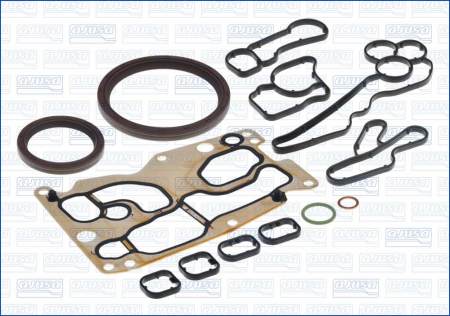 Garnituri motor - Set garnituri carter potrivit BMW 1 (F20), 1 (F21), 3 (E91), 3 (E92), 3 (E93), 3 (F30, F80), 3 (F31), 5 (F10), 5 (F11), 5 GRAN TURISMO (F07); MINI (R56) 1.6D/2.0D 09.08-