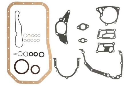 Garnituri motor - Set garnituri carter potrivit HYUNDAI GALLOPER II, GRACE, H-1, H-1 / STAREX, H100, PORTER; MITSUBISHI L 300 / DELICA II, L 300 III, L200, L400 2.3D/2.5D/2.6D 12.82-12.07