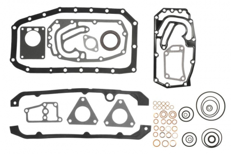 Garnituri motor - Set garnituri carter potrivit IVECO DAILY II, DAILY III; RVI MASCOTT; FIAT DUCATO, UNO; OPEL MOVANO A; PEUGEOT BOXER; RENAULT MASTER II; ZASTAVA RIVAL 0.9/2.5D/2.8D 03.83-