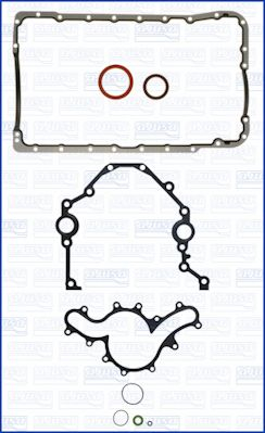 Garnituri motor - Set garnituri carter potrivit LAND ROVER DISCOVERY III 4.0 10.04-09.09