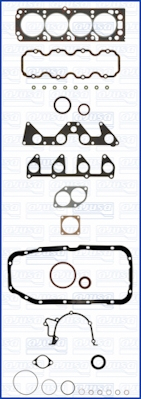 Garnituri motor - Set garnituri chiulasa potrivit DAEWOO ARANOS, ESPERO, LEMANS, PRINCE; OPEL ASCONA C, ASTRA F, CALIBRA A, KADETT E, OMEGA A, VECTRA A 2.0 09.86-06.99