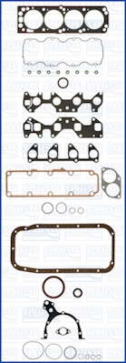 Garnituri motor - Set garnituri chiulasa potrivit OPEL ASTRA F, ASTRA F CLASSIC, COMBO/MINIVAN, CORSA A, CORSA B, CORSA C 1.4 09.91-12.09