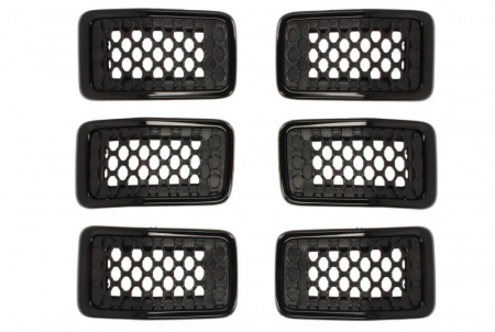 Grile - Set grile radiator gri/negru potrivit JEEP CHEROKEE 2.0D-3.2 dupa 2013