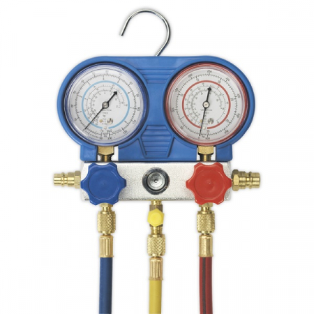 Echipamente service AC - Set manometre control scurgere şi măsurare a presiunii în sistemele de climatizare