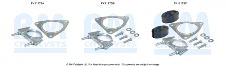 Set montaj esapament BM11175 AUDI Q7; VW TOUAREG 3.0D intre 2004-2010 [1]