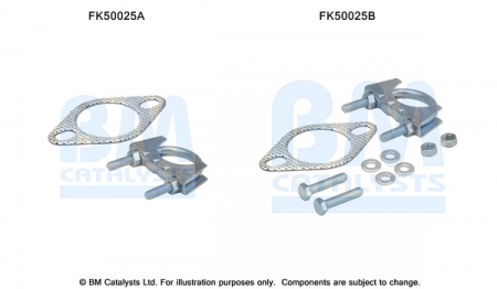 Set montaj esapament BM50025 FIAT PUNTO 1.2 intre 1999-2010 [1]