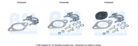 Set montaj esapament BM50243 FORD FIESTA V 1.3 intre 2001-2008 [1]
