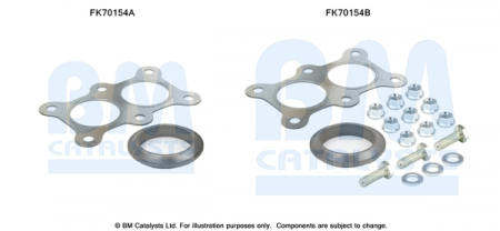 Set montaj esapament BM70154 SEAT TOLEDO I; VW CORRADO, GOLF II, GOLF III, JETTA II, PASSAT, VENTO 1.6/1.8/2.0 intre 1986-1999 [1]
