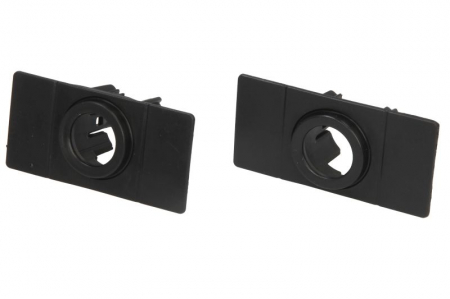 Suporti caroserie - Set montaj senzori parcare fata 2 buc., plastic, negru potrivit VW PASSAT B8 2014-2019