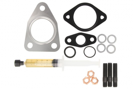 Turbocompresor - Set montaj turbocompresor (cu garnituri) potrivit ALFA ROMEO 159, BRERA, GIULIETTA, SPIDER; FIAT BRAVO II, DOBLO, DOBLO CARGO, FREEMONT, SEDICI; OPEL ASTRA J, ASTRA J GTC, COMBO TOUR 1.6D/2.0D 06.06-
