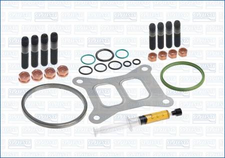 Set montaj turbocompresor (cu garnituri) potrivit AUDI A1, A3, Q3, TT; SEAT LEON, LEON SC, LEON ST; SKODA OCTAVIA III, SUPERB III; VW BEETLE, GOLF ALLTRACK VII, GOLF VI, GOLF VII 1.8/2.0 04.12- [1]
