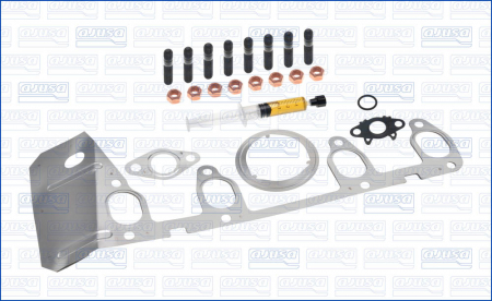 Turbocompresor - Set montaj turbocompresor (cu garnituri) potrivit AUDI A3; SEAT ALTEA, ALTEA XL, LEON, TOLEDO III; SKODA FABIA II, OCTAVIA II, ROOMSTER, SUPERB II; VW CADDY III, CADDY III/MINIVAN 1.9D/2.0D 10.01-