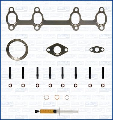 Turbocompresor - Set montaj turbocompresor (cu garnituri) potrivit AUDI A3; SEAT ALTEA, ALTEA XL, LEON, TOLEDO III; SKODA OCTAVIA II, SUPERB II; VW CADDY III, CADDY III/MINIVAN, CALIFORNIA T5 CAMPER 1.9D 02.03-