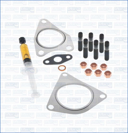 Set montaj turbocompresor (cu garnituri) potrivit AUDI A4 ALLROAD B8, A4 B8, A5, Q5 2.7D/3.0D 06.07-05.17 [1]