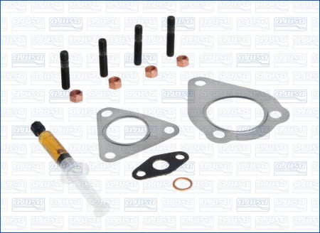 Turbocompresor - Set montaj turbocompresor (cu garnituri) potrivit AUDI A4 B5, A4 B6, A4 B7, A6 C5, A6 C6; CITROEN XANTIA; SEAT CORDOBA, CORDOBA VARIO, IBIZA II, TOLEDO I; SKODA SUPERB I 1.9D/2.0D 05.93-08.11